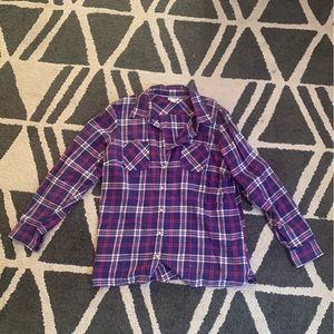 Womens large flannel from ll bean